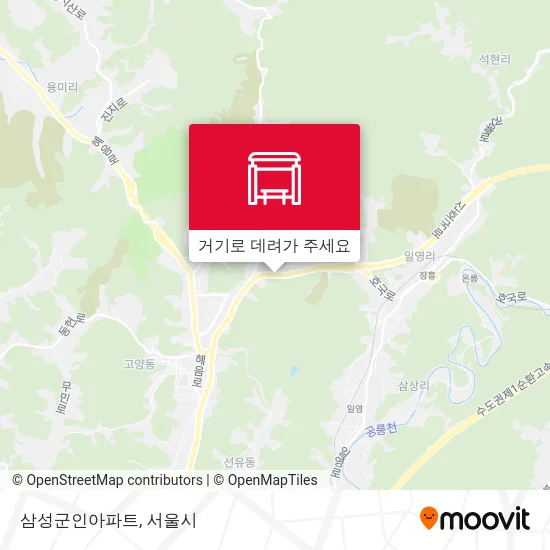 삼성군인아파트 지도