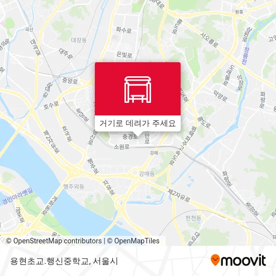 용현초교.행신중학교 지도