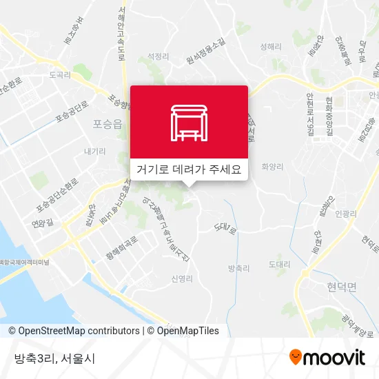 방축3리 지도