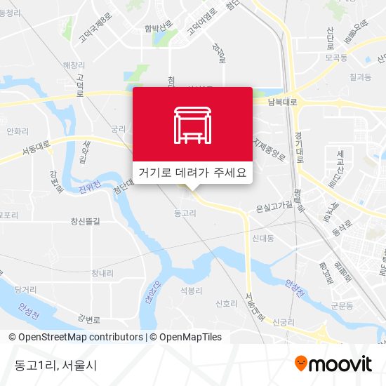 동고1리 지도