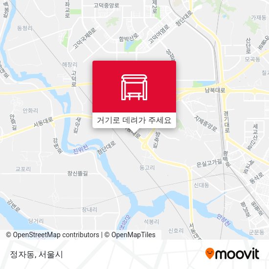 정자동 지도