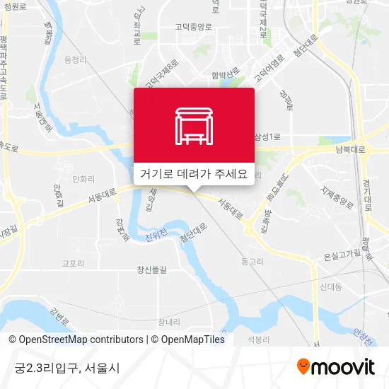 궁2.3리입구 지도