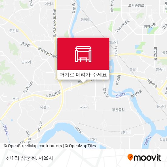 신1리.삼궁원 지도