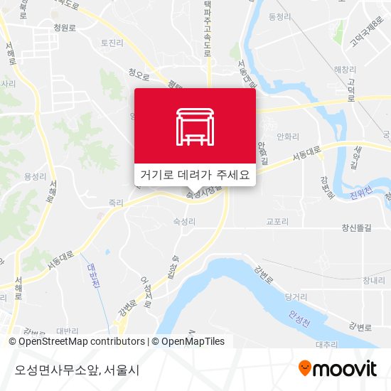 오성면사무소앞 지도