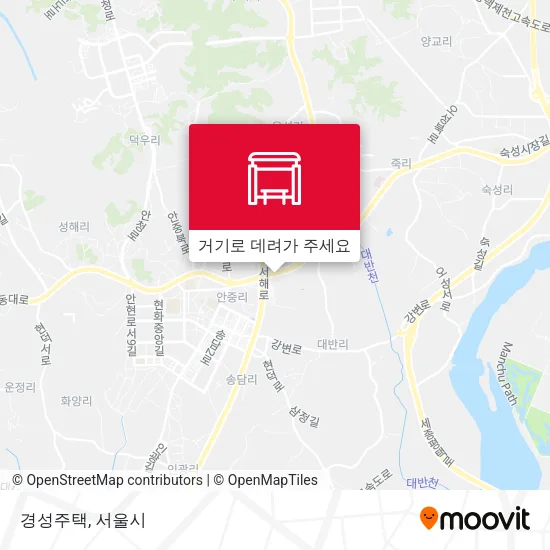 경성주택 지도