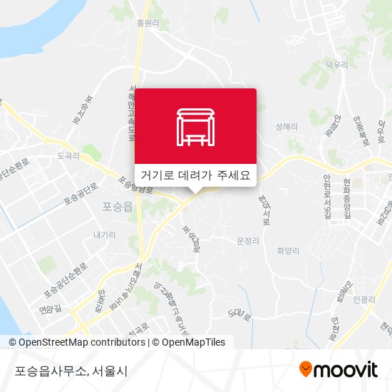 포승읍사무소 지도