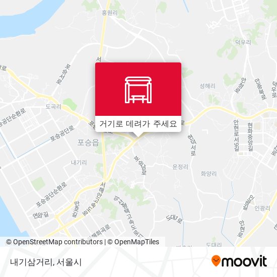 내기삼거리 지도