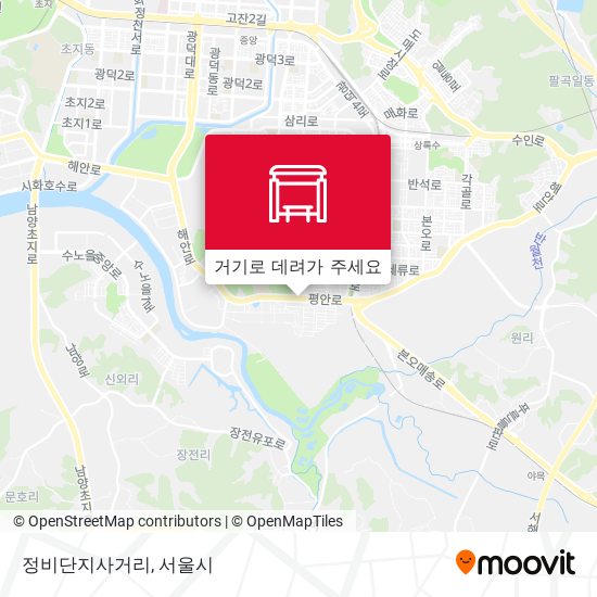 정비단지사거리 지도