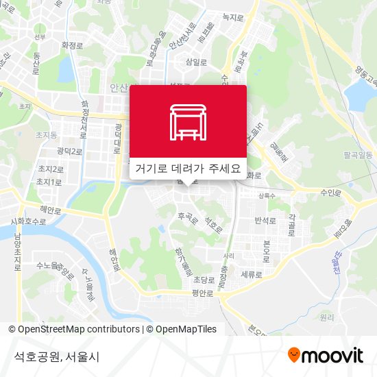 석호공원 지도