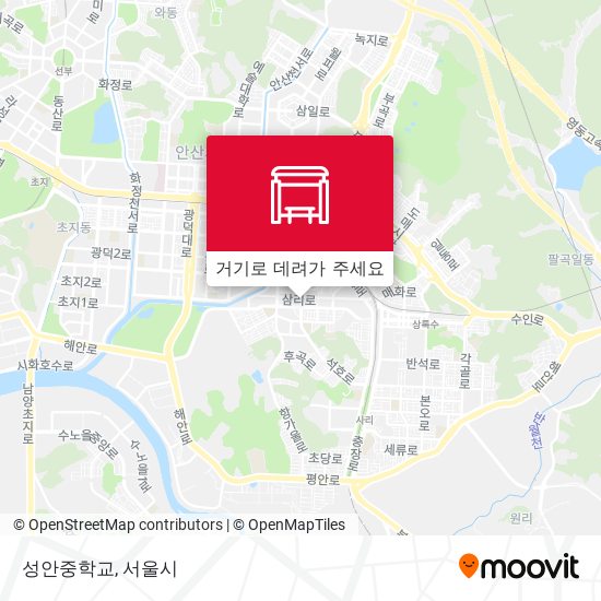성안중학교 지도