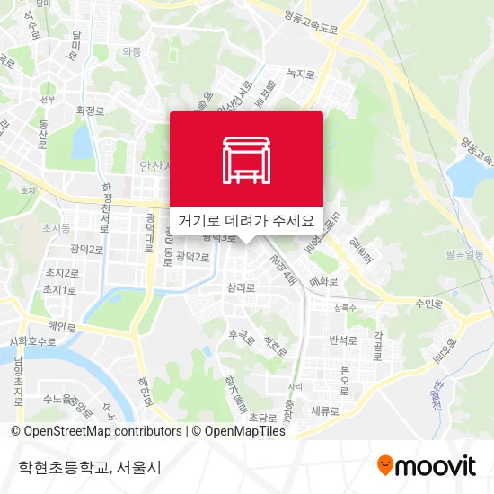 학현초등학교 지도