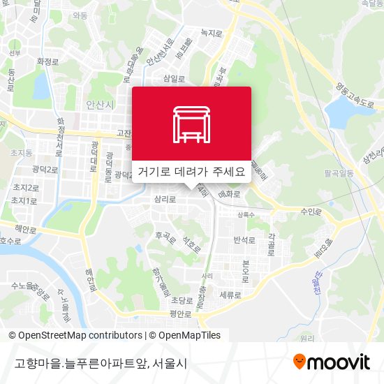 고향마을.늘푸른아파트앞 지도