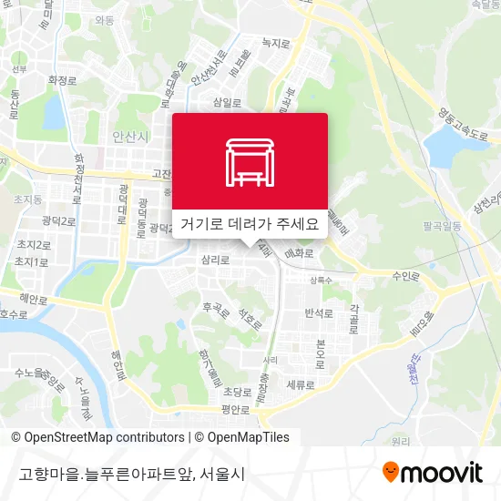 고향마을.늘푸른아파트앞 지도