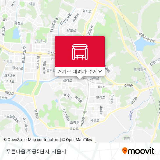 푸른마을.주공5단지 지도