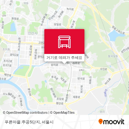 푸른마을.주공5단지 지도