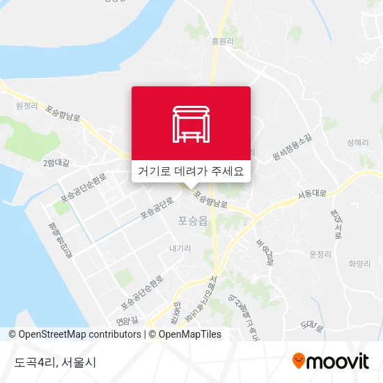 도곡4리 지도
