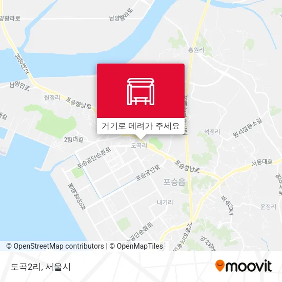 도곡2리 지도