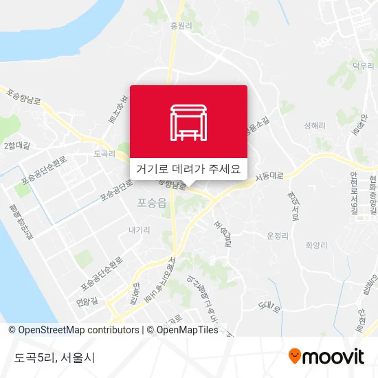 도곡5리 지도