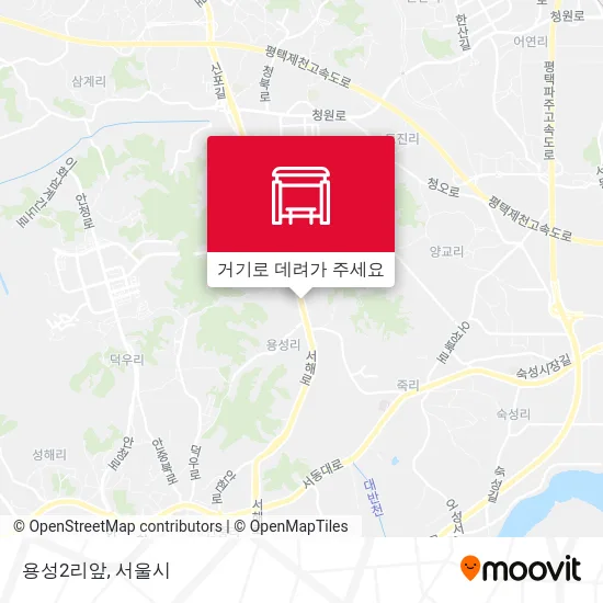용성2리앞 지도