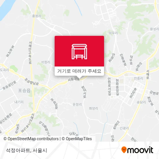 석정아파트 지도