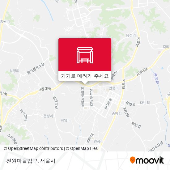 전원마을입구 지도