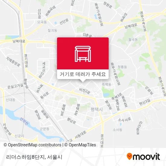 리더스하임8단지 지도