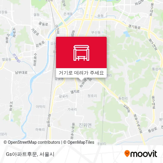 Gs아파트후문 지도