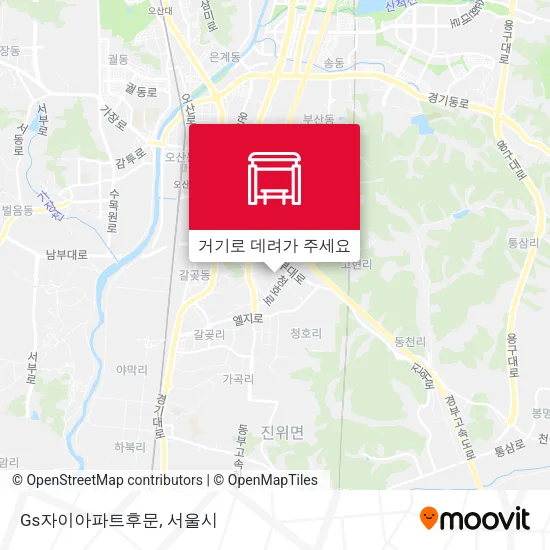 Gs자이아파트후문 지도