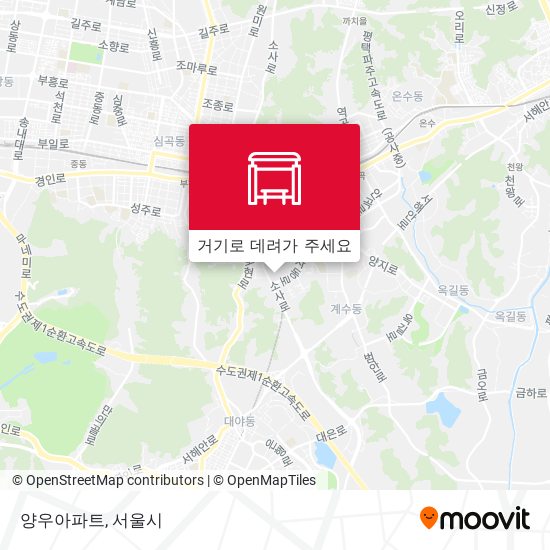 양우아파트 지도