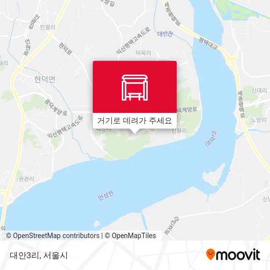 대안3리 지도