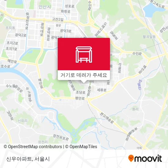신우아파트 지도