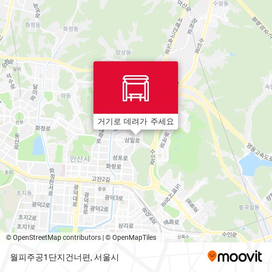 월피주공1단지건너편 지도