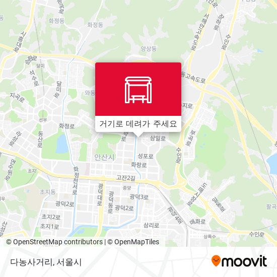 다농사거리 지도