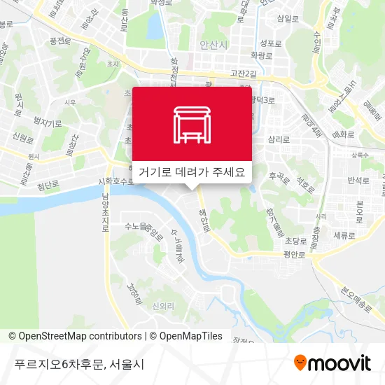 푸르지오6차후문 지도