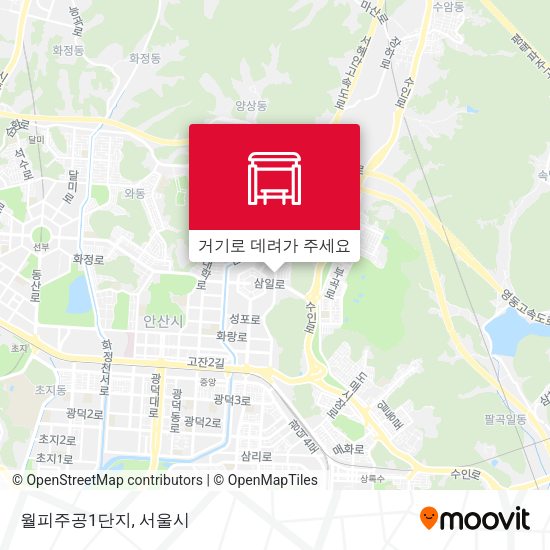 월피주공1단지 지도