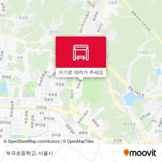 부곡초등학교 지도