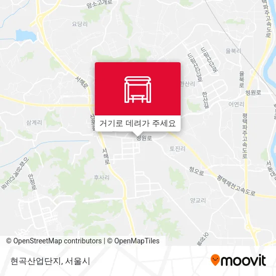 현곡산업단지 지도