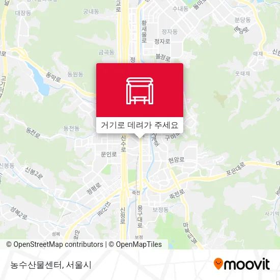 농수산물센터 지도
