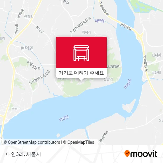 대안3리 지도