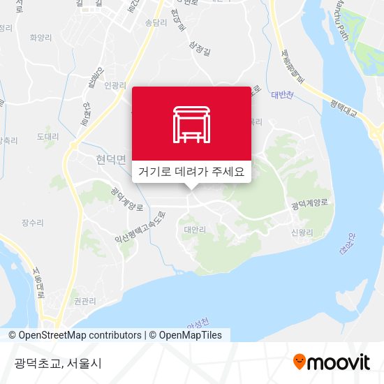 광덕초교 지도