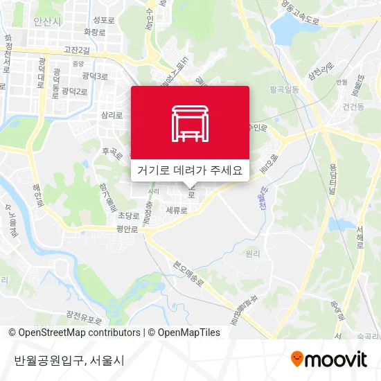 반월공원입구 지도
