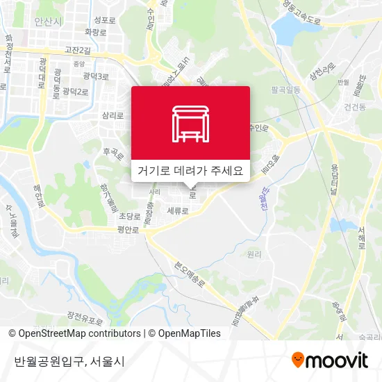 반월공원입구 지도