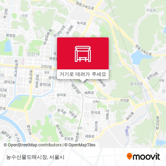 농수산물도매시장 지도
