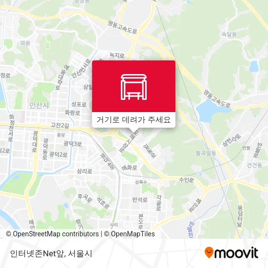 인터넷존Net앞 지도