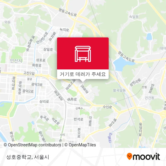 성호중학교 지도
