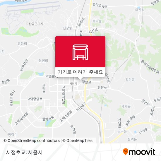 서정초교 지도