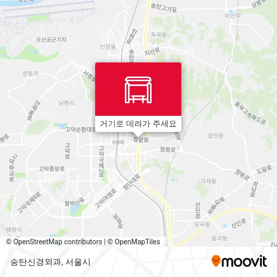 송탄신경외과 지도