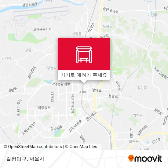 갈평입구 지도