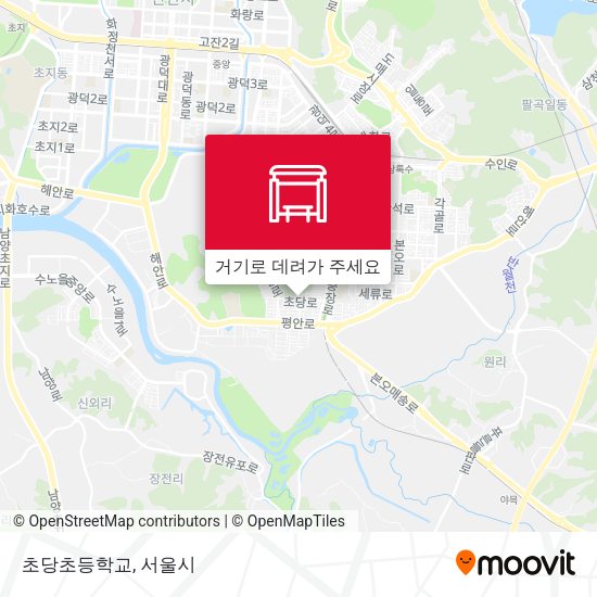 초당초등학교 지도