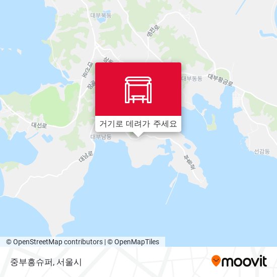 중부흥슈퍼 지도